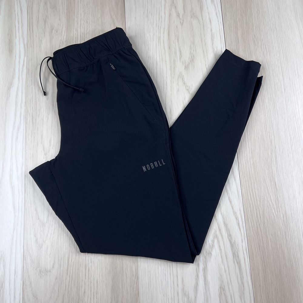 Nobull Tapered Leg Athletic Pants Mens Size Xtra Small Inseam 27.5" Black